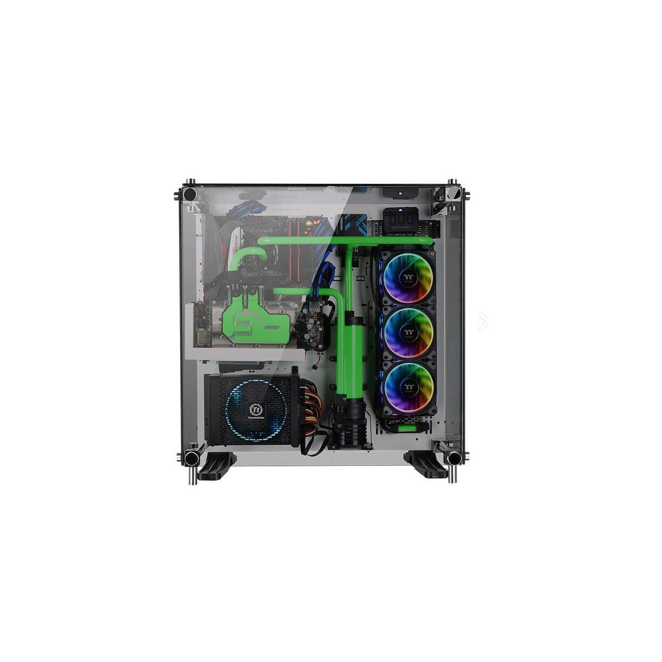 Thermaltake Riing Plus 14 140mm Radiator Fan - CL-F056-PL14SW-A - LED RGB, Black, 3-Pack — Buy in Cyprus with Fast Delivery