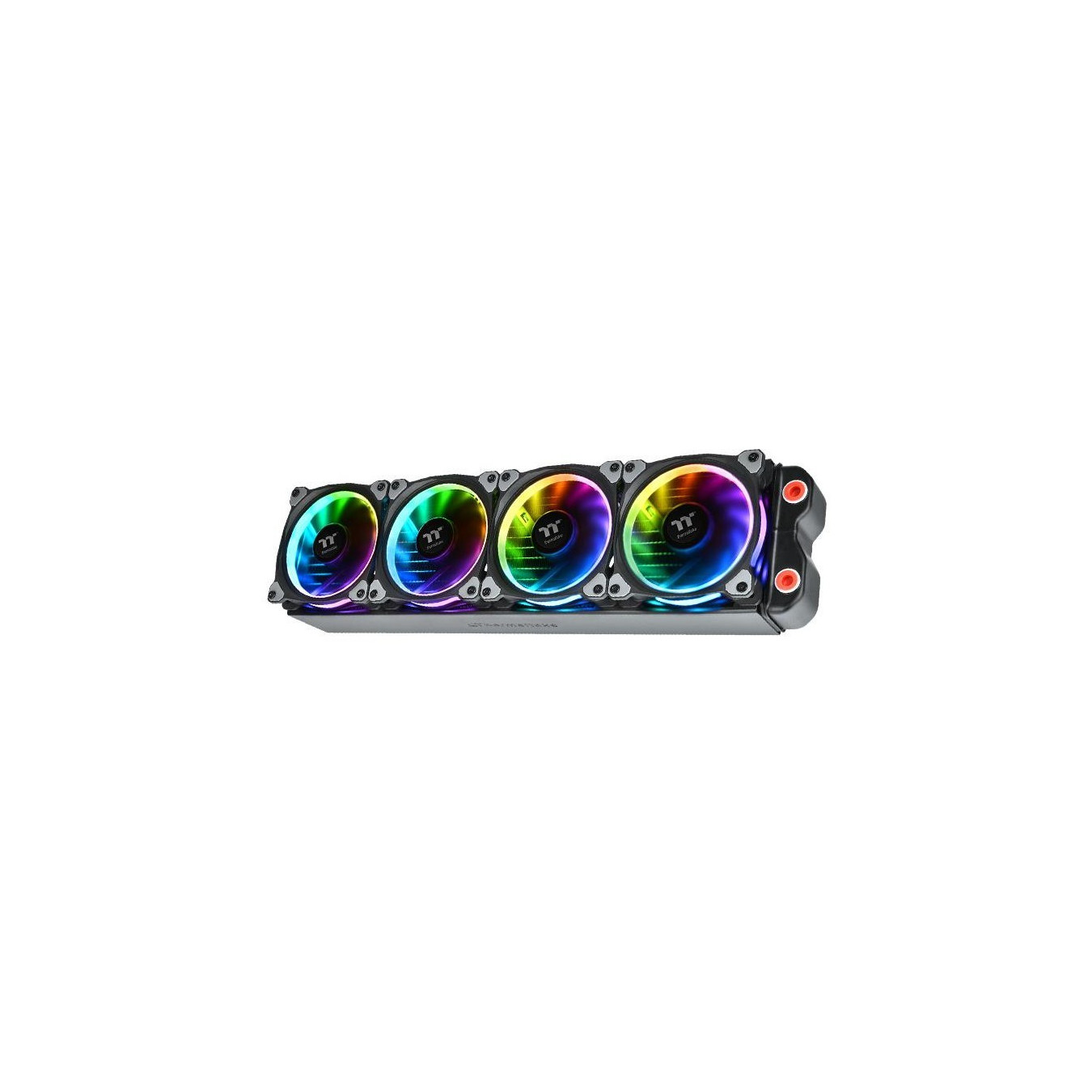 Thermaltake Riing Plus 14 140mm Radiator Fan - CL-F056-PL14SW-A - LED RGB, Black, 3-Pack — Buy in Cyprus with Fast Delivery