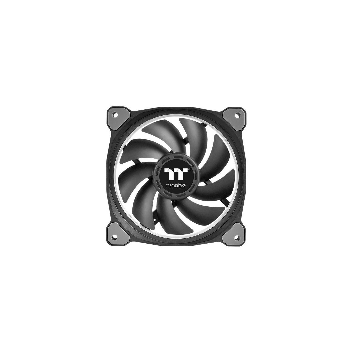 Thermaltake Riing Plus 14 140mm Radiator Fan - CL-F056-PL14SW-A - LED RGB, Black, 3-Pack — Buy in Cyprus with Fast Delivery
