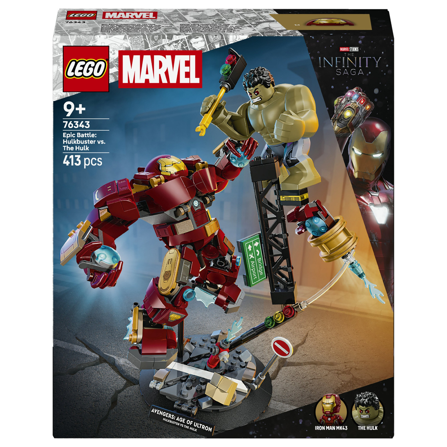 LEGO 76343 Marvel Super Heroes Duell der Giganten: Hulkbuster vs. Hulk — Buy in Cyprus with Fast Delivery
