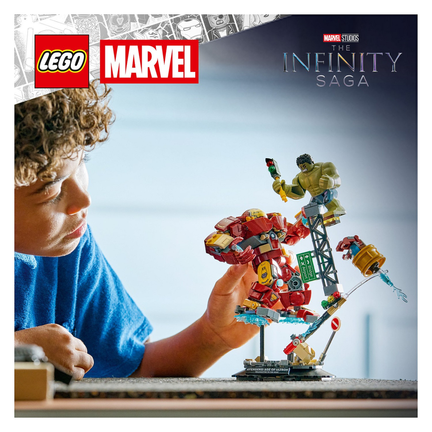 LEGO 76343 Marvel Super Heroes Duell der Giganten: Hulkbuster vs. Hulk — Buy in Cyprus with Fast Delivery