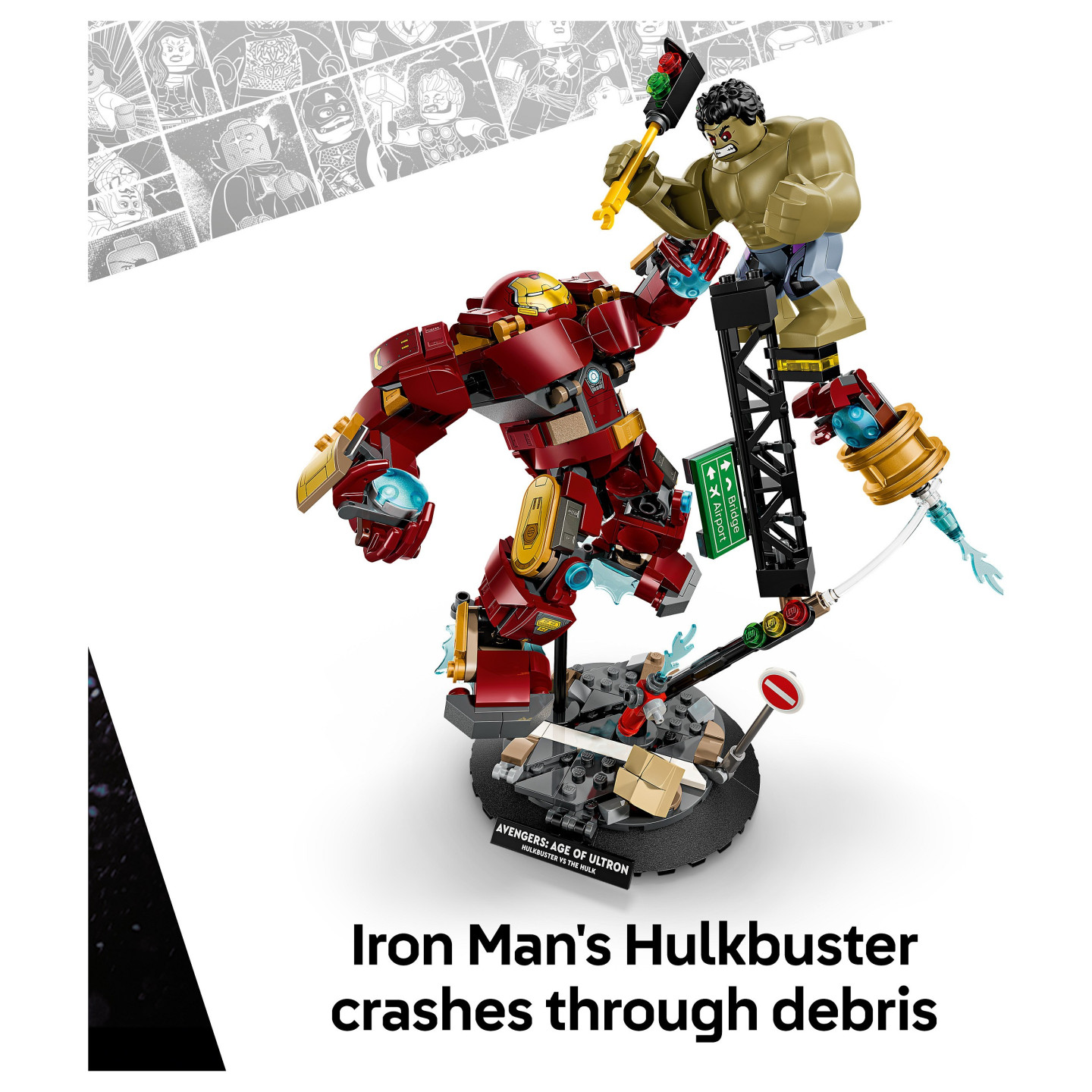 LEGO 76343 Marvel Super Heroes Duell der Giganten: Hulkbuster vs. Hulk — Buy in Cyprus with Fast Delivery