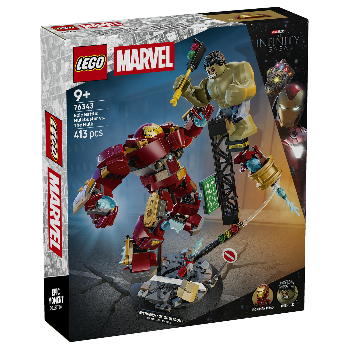 LEGO 76343 Marvel Super Heroes Duell der Giganten: Hulkbuster vs. Hulk — Buy in Cyprus with Fast Delivery