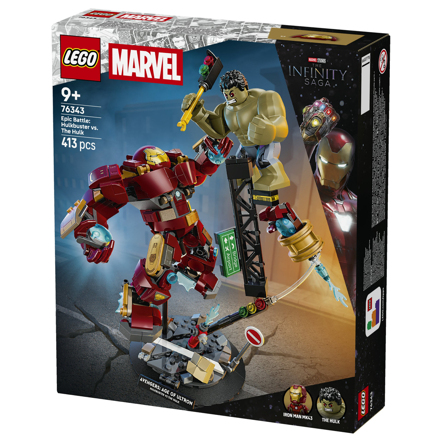 LEGO 76343 Marvel Super Heroes Duell der Giganten: Hulkbuster vs. Hulk — Buy in Cyprus with Fast Delivery