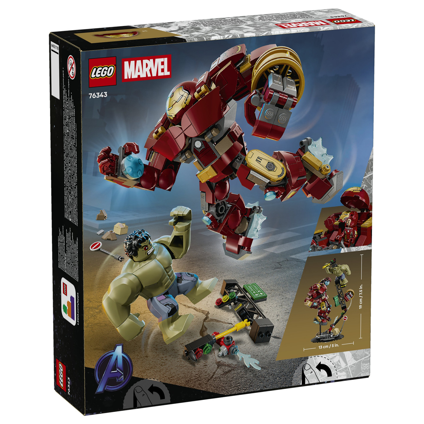 LEGO 76343 Marvel Super Heroes Duell der Giganten: Hulkbuster vs. Hulk — Buy in Cyprus with Fast Delivery