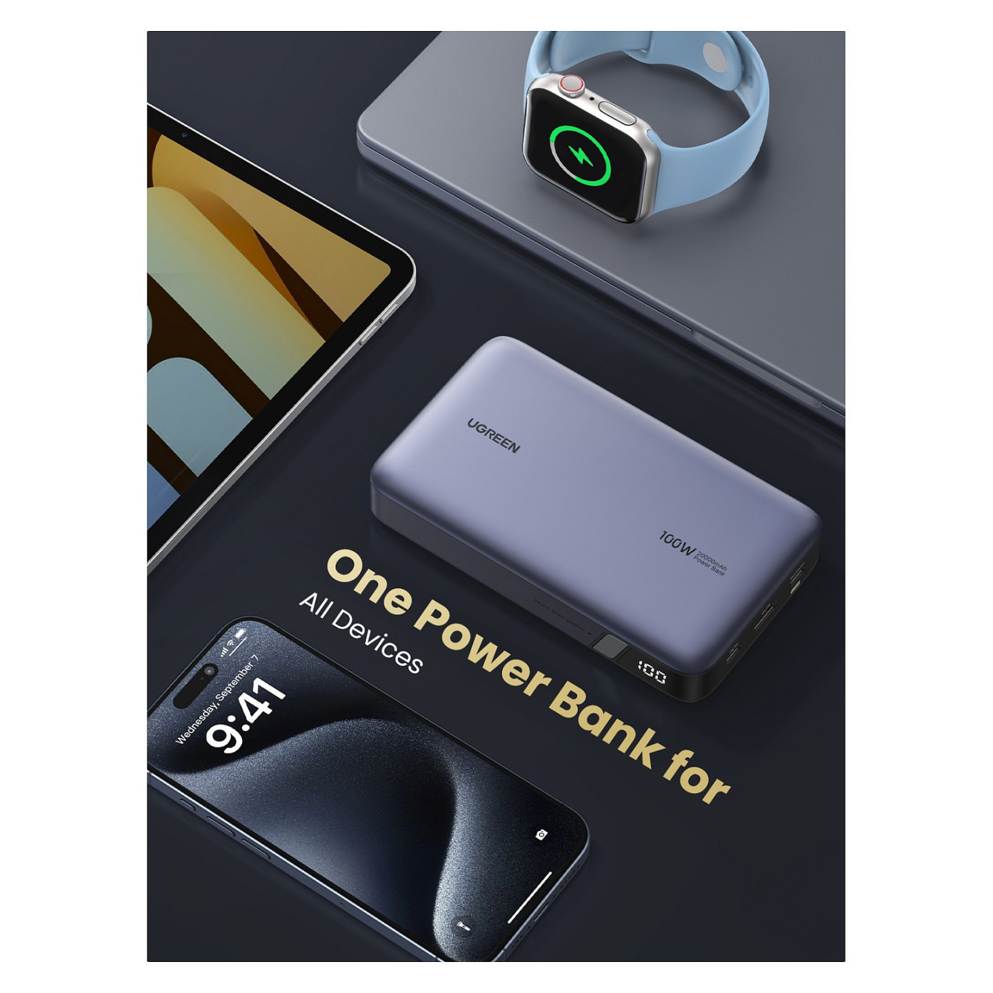 20000mAh Powerbank PD 100W — Buy in Cyprus with Fast Delivery
