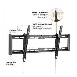 VALUE TV-Wandhalterung. neigbar. 43-90 Zoll. bis 75 kg — Buy in Cyprus with Fast Delivery