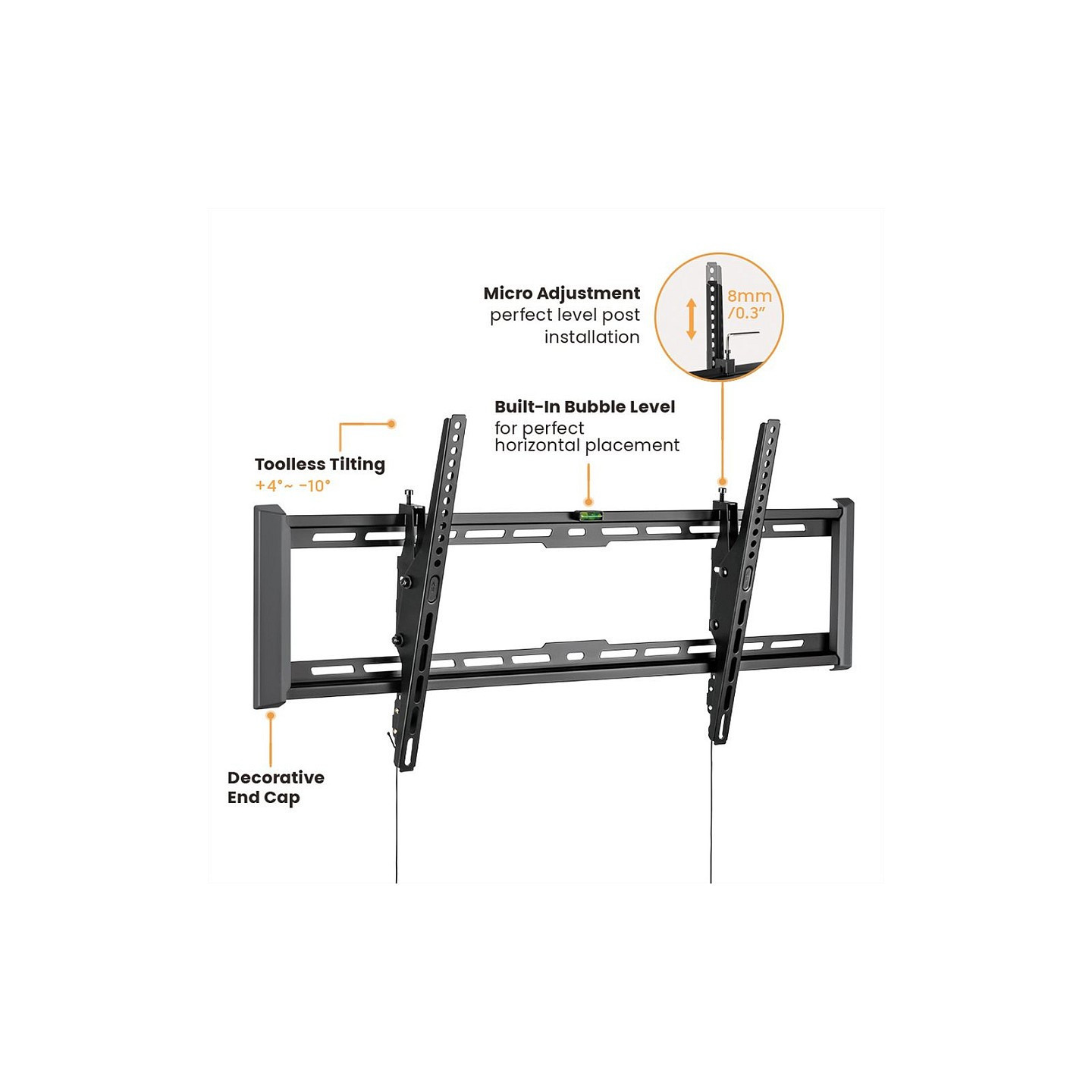VALUE TV-Wandhalterung. neigbar. 43-90 Zoll. bis 75 kg — Buy in Cyprus with Fast Delivery