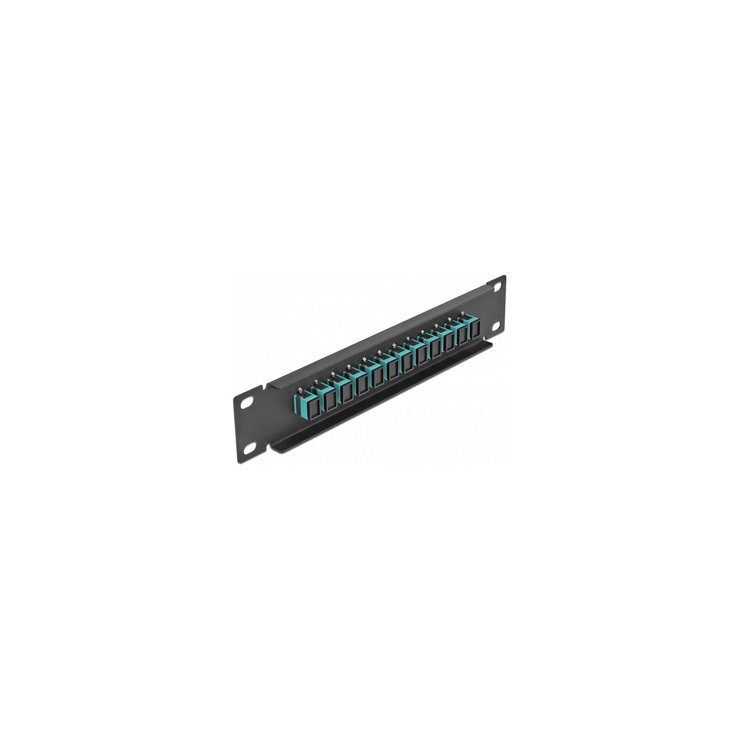 Delock 10? LWL Patchpanel 12 Port SC Simplex aqua 1 HE schwarz — Buy in Cyprus with Fast Delivery