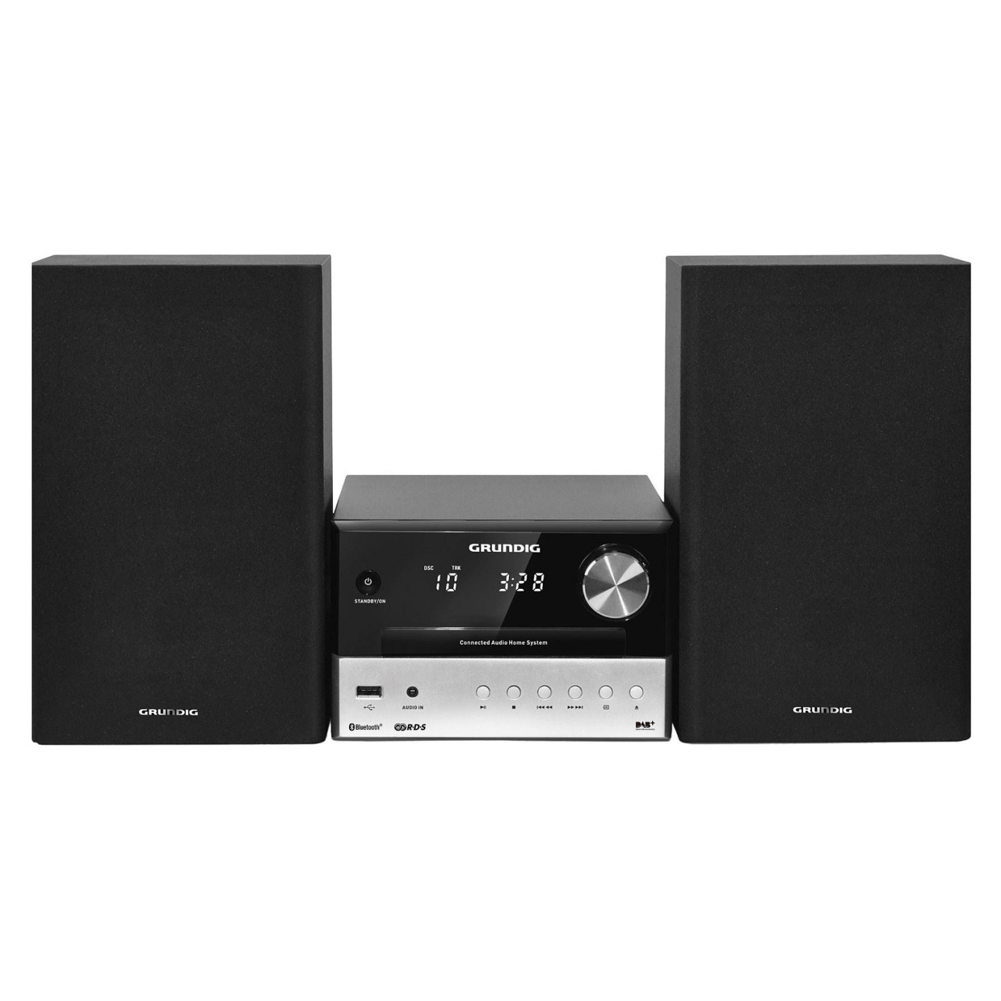 CMS 3000 BT DAB+. home audio micro system. black. silver. 30 W — Buy in Cyprus with Fast Delivery