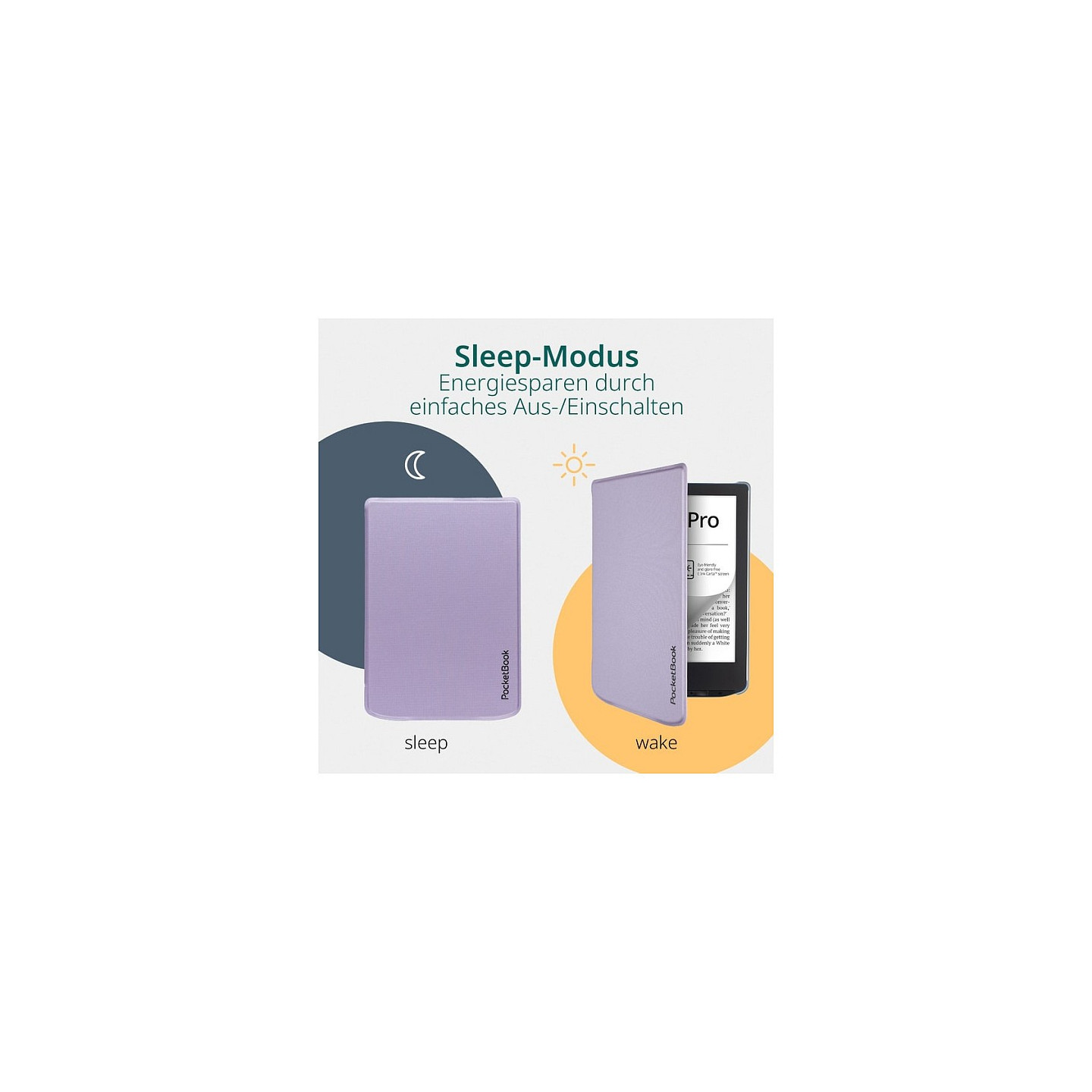 PocketBook Shell Cover Transparent Light Purple — Buy in Cyprus with Fast Delivery