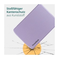 PocketBook Shell Cover Transparent Light Purple — Buy in Cyprus with Fast Delivery