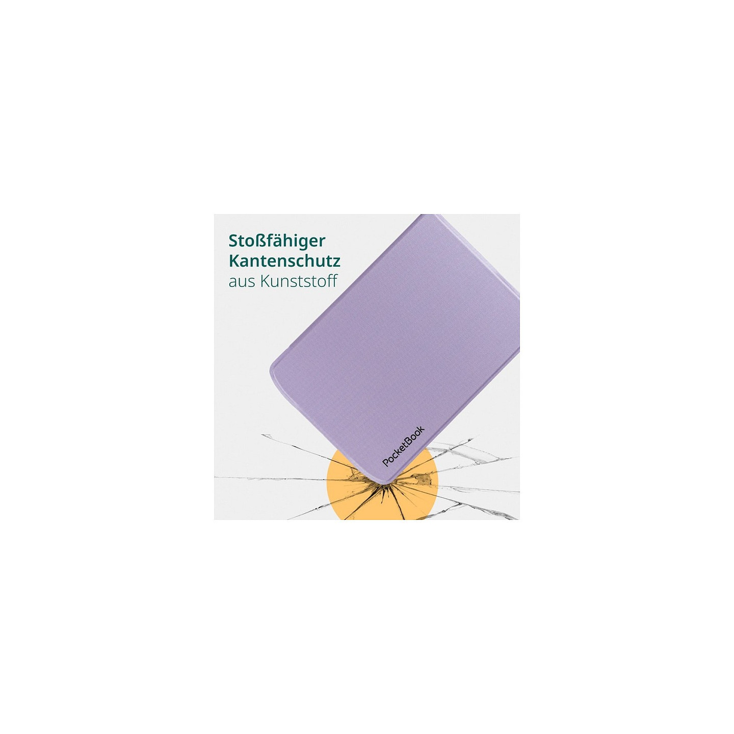 PocketBook Shell Cover Transparent Light Purple — Buy in Cyprus with Fast Delivery