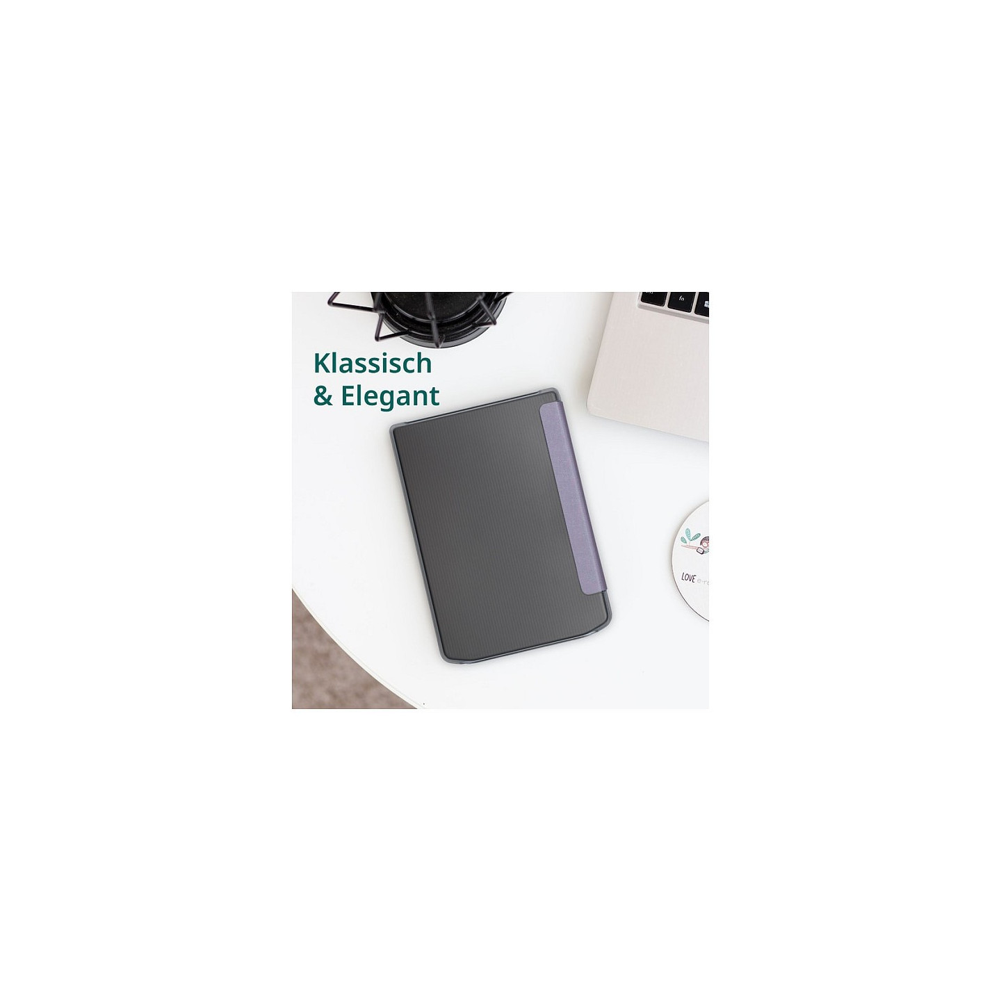 PocketBook Shell Cover Transparent Light Purple — Buy in Cyprus with Fast Delivery