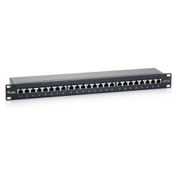 Equip Patchpanel 24x RJ45 Cat6 19' FTP 1HE Premium schwarz — Buy in Cyprus with Fast Delivery