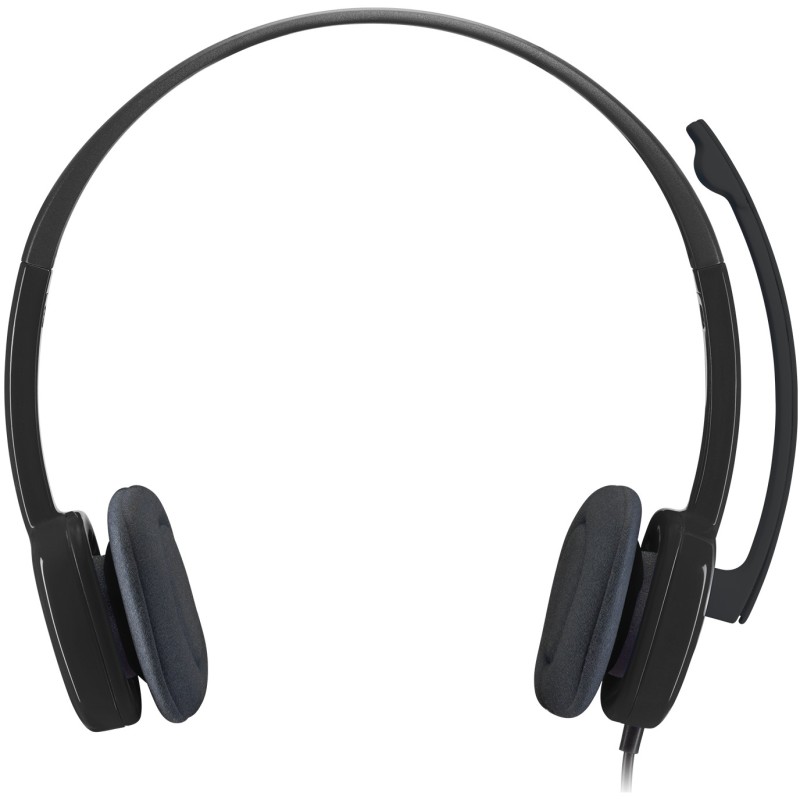 Buy Logitech H151 Stereo On-Ear Headset - Wired 3.5mm, Black, Boom Mic, Inline C... in Cyprus, Nicosia, Limassol, Larnaka, Pafos