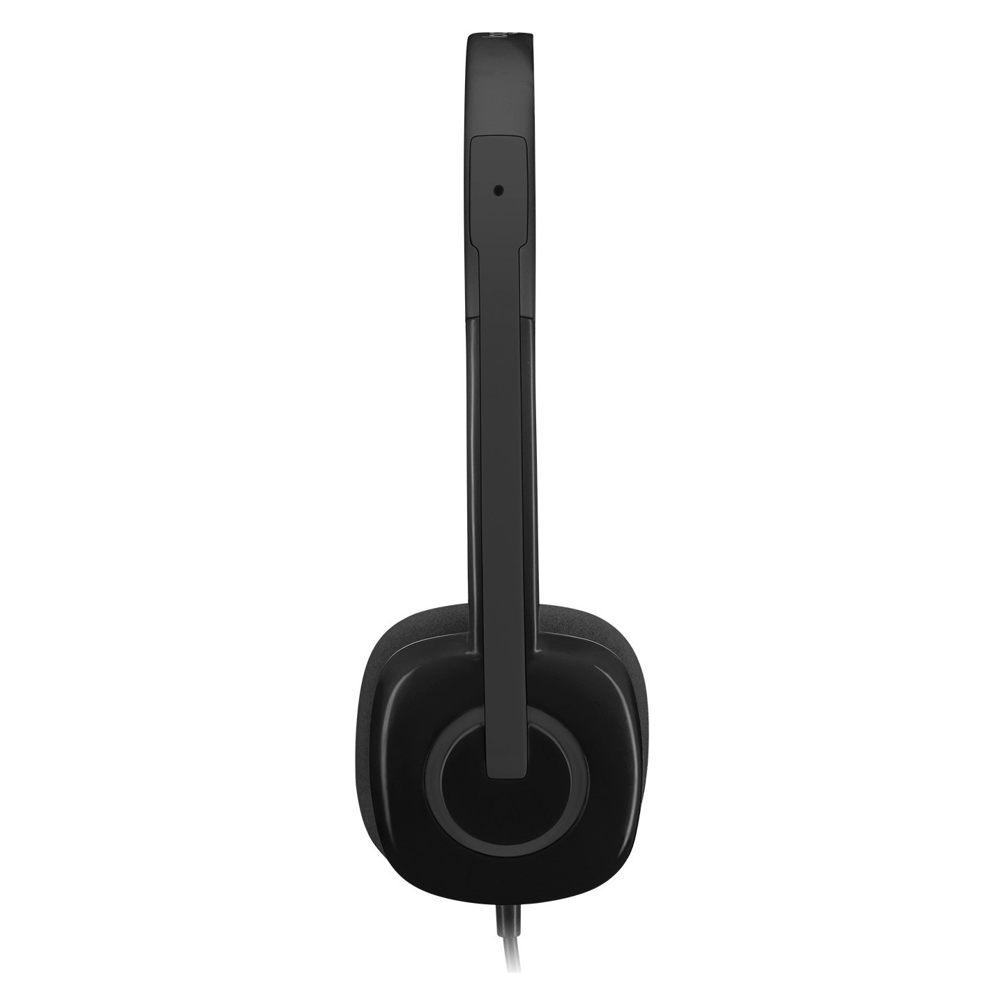 Logitech H151 Stereo On-Ear Headset - Wired 3.5mm Black Boom Mic Inline Controls (Boxed) — Buy in Cyprus with Fast Delivery