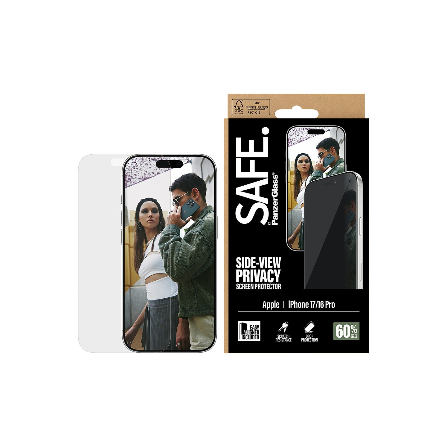 SAFE Privacy Schutzglas iPhone 17 16 Pro UWF — Buy in Cyprus with Fast Delivery