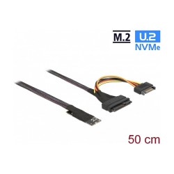 Delock M.2 Key M to U.2 SFF-8639 NVMe Adapter – 50 cm Cable, PCIe 4.0 | Armenius Store
