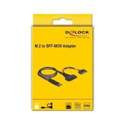 Delock M.2 Key M to U.2 SFF-8639 NVMe Adapter – 50 cm Cable, PCIe 4.0 | Armenius Store