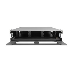 Delock 19? LWL Patchpanel mit Sichtfenster unbestückt 2 HE dunkelgrau — Buy in Cyprus with Fast Delivery