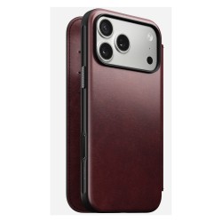 Nomad Modern Leather Folio iPhone 17 Pro Max Burgundy H. — Buy in Cyprus with Fast Delivery