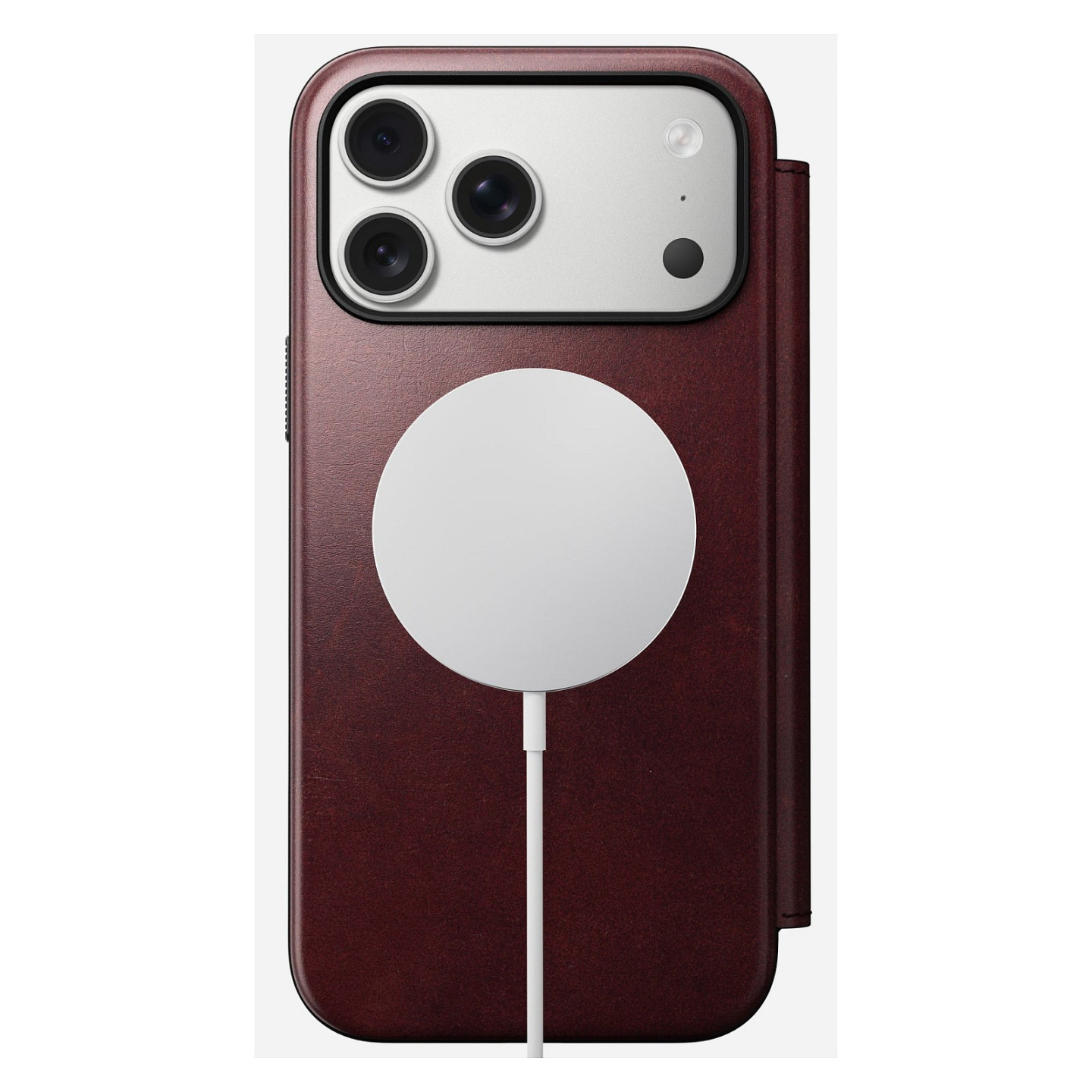 Nomad Modern Leather Folio iPhone 17 Pro Max Burgundy H. — Buy in Cyprus with Fast Delivery
