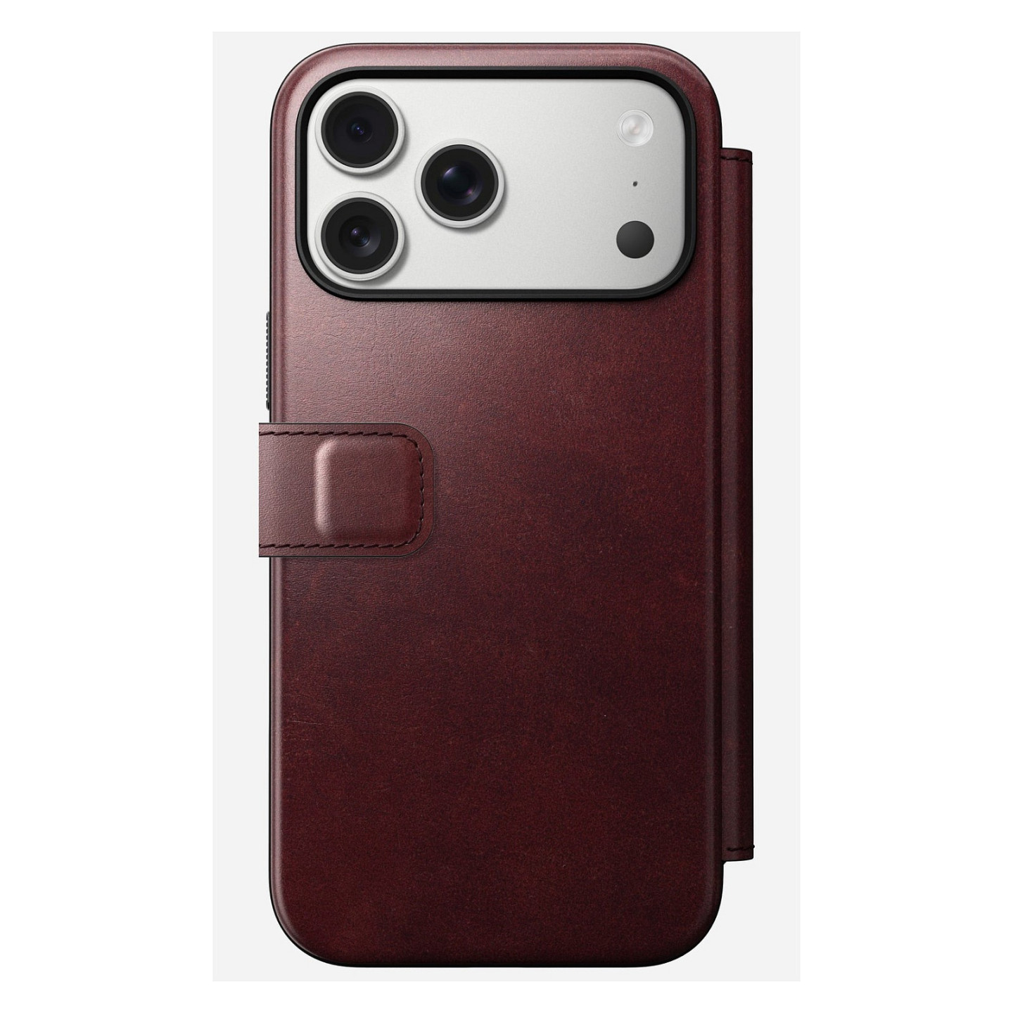 Nomad Modern Leather Folio iPhone 17 Pro Max Burgundy H. — Buy in Cyprus with Fast Delivery