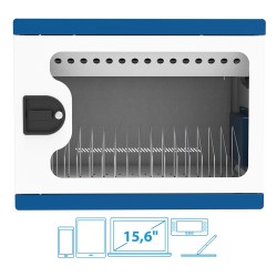 GoodConnections GEMMA N16 Notebook-Ladeschrank Weiß Blau — Buy in Cyprus with Fast Delivery