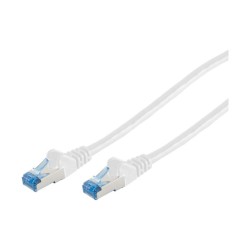Patchkabel CAT6a RJ45 S FTP PiMF 1m Weiß — Buy in Cyprus with Fast Delivery