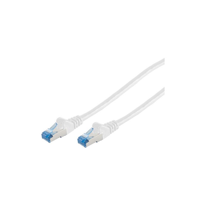 Patchkabel CAT6a RJ45 S FTP PiMF 1m Weiß — Buy in Cyprus with Fast Delivery