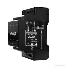 Shelly Relais 'Pro 3' WLAN LAN 3x 16A 3 Kanäle 3 Phasen Max. 48A BT DIN-Rail — Buy in Cyprus with Fast Delivery