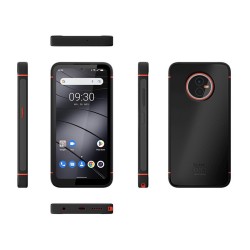 GIGASET GX4 PRO Black Android 12 15.4 cm 6.1 Zoll HD+ Display 16 MP Frontkamera Wechselakku IP68 MIL-STD-810H Militrs...