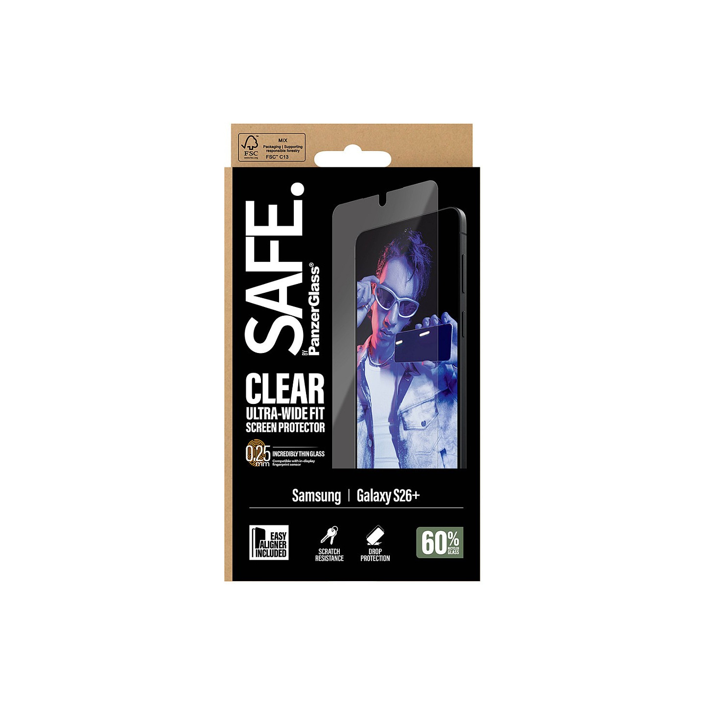 PanzerGlass SAFE Displayschutz Samsung Galaxy S26+ Ultra-Wide Fit EasyAligner — Buy in Cyprus with Fast Delivery