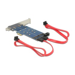 PCI Express x1 Karte to 2 x intern M.2 NGFF — Buy in Cyprus with Fast Delivery