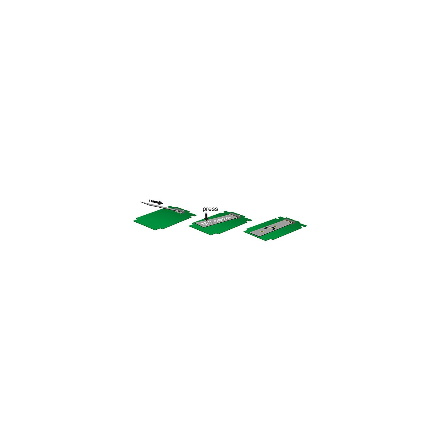 PCI Express x1 Karte to 2 x intern M.2 NGFF — Buy in Cyprus with Fast Delivery