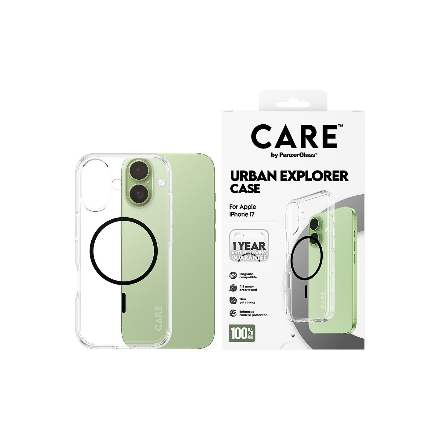 Panzerglass CARE BY FLAGSHIP CASE TRANSPARE — Buy in Cyprus with Fast Delivery