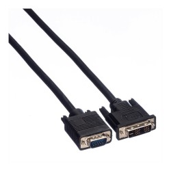 DVI KABEL DVI(12+5)-VGA 2M — Buy in Cyprus with Fast Delivery
