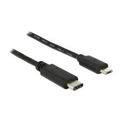 USB2.0 USB Type-C 2.0 Stecker to USB 2.0 Typ Micro-B Stecker 0.5 m schwarz Delock — Buy in Cyprus with Fast Delivery