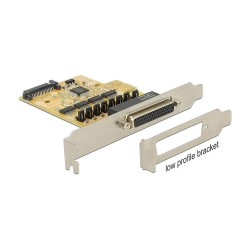 PCI Express x1 Karte zu 4 x Seriell mit Spannungsversorgung — Buy in Cyprus with Fast Delivery