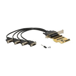 PCI Express x1 Karte zu 4 x Seriell mit Spannungsversorgung — Buy in Cyprus with Fast Delivery
