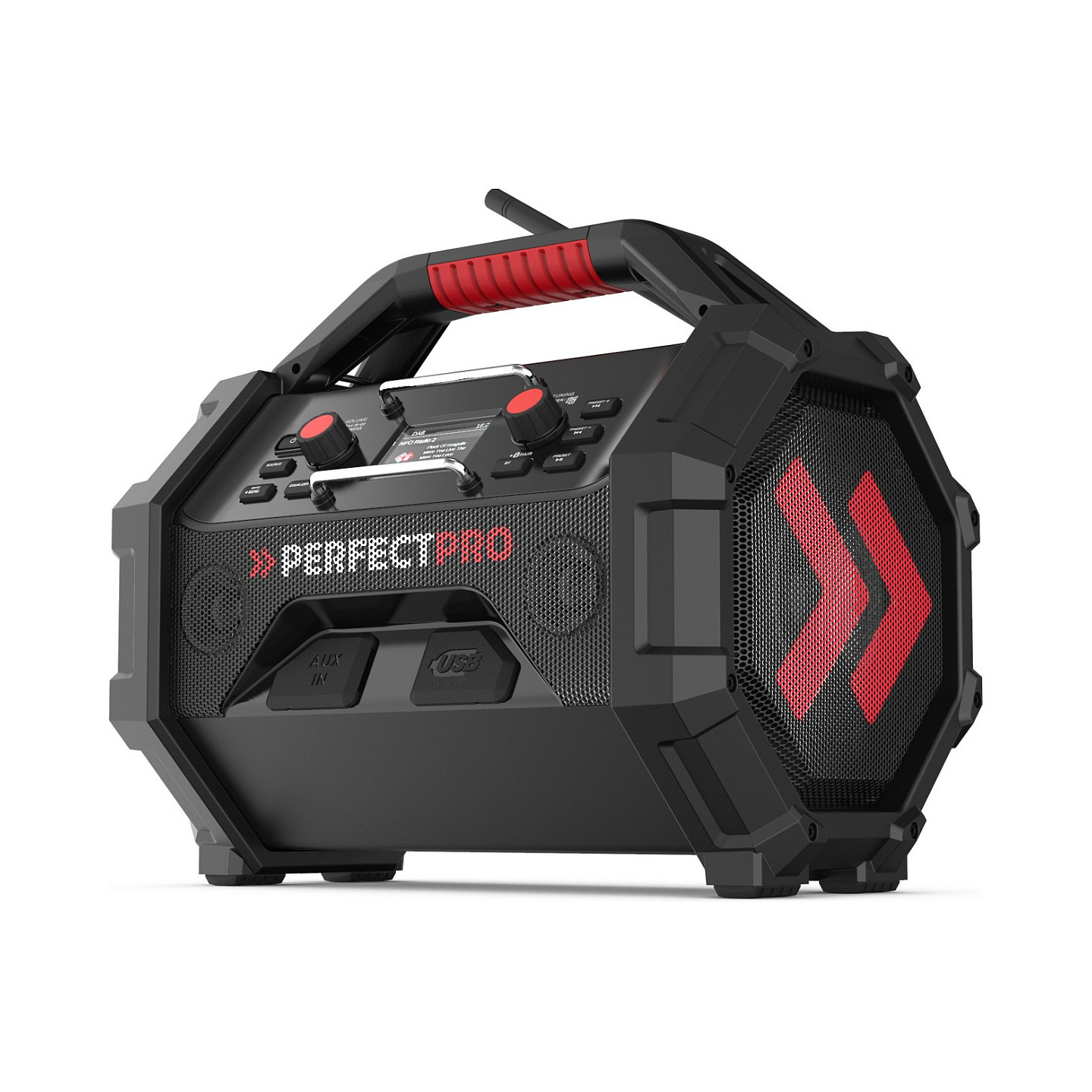 PerfectPro ROCKTAGON 18V Baustellenradio — Buy in Cyprus with Fast Delivery
