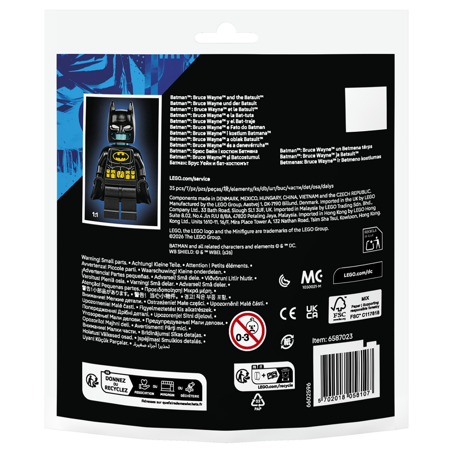 LEGO 30726 Super Heroes Batman: Bruce Wayne und der Batsuit (Polybag) — Buy in Cyprus with Fast Delivery