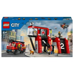 LEGO City Feuerwehrstation mit Drehleiterfahrzeug 60414 — Buy in Cyprus with Fast Delivery