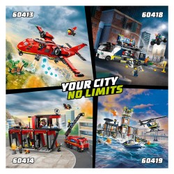 LEGO City Feuerwehrstation mit Drehleiterfahrzeug 60414 — Buy in Cyprus with Fast Delivery