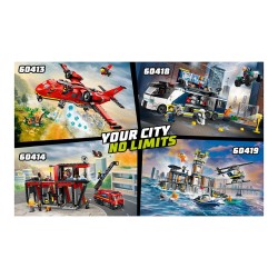 LEGO City Feuerwehrstation mit Drehleiterfahrzeug 60414 — Buy in Cyprus with Fast Delivery