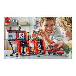 LEGO City Feuerwehrstation mit Drehleiterfahrzeug 60414 — Buy in Cyprus with Fast Delivery