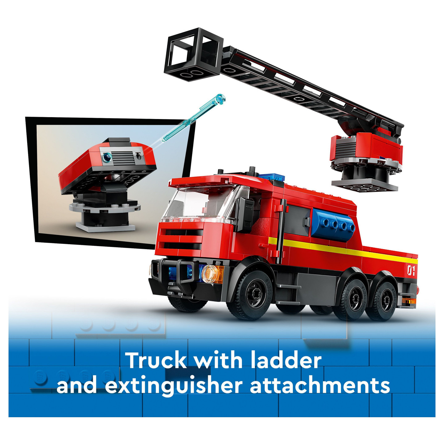 LEGO City Feuerwehrstation mit Drehleiterfahrzeug 60414 — Buy in Cyprus with Fast Delivery