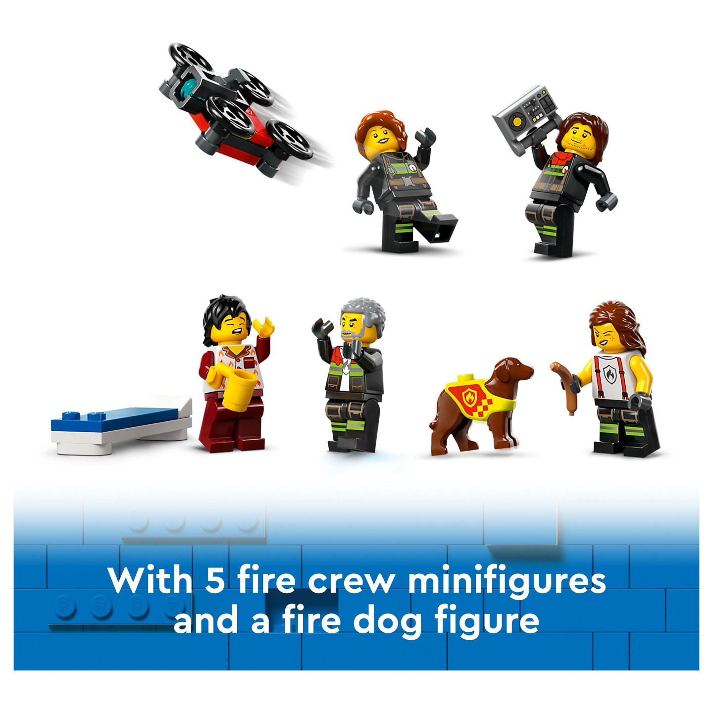 LEGO City Feuerwehrstation mit Drehleiterfahrzeug 60414 — Buy in Cyprus with Fast Delivery