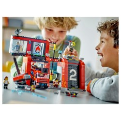 LEGO City Feuerwehrstation mit Drehleiterfahrzeug 60414 — Buy in Cyprus with Fast Delivery